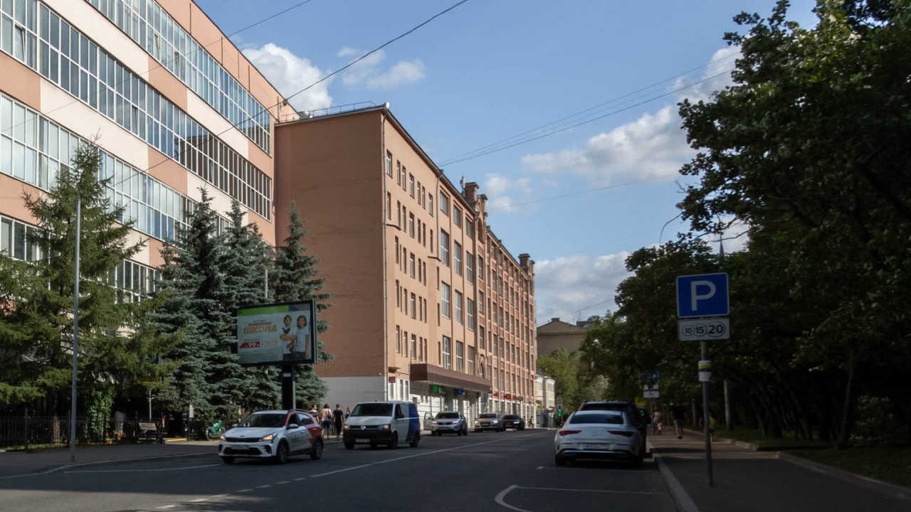 фасад дома, здание по адресу г Москва, ул Краснопролетарская, д 16 стр 2 