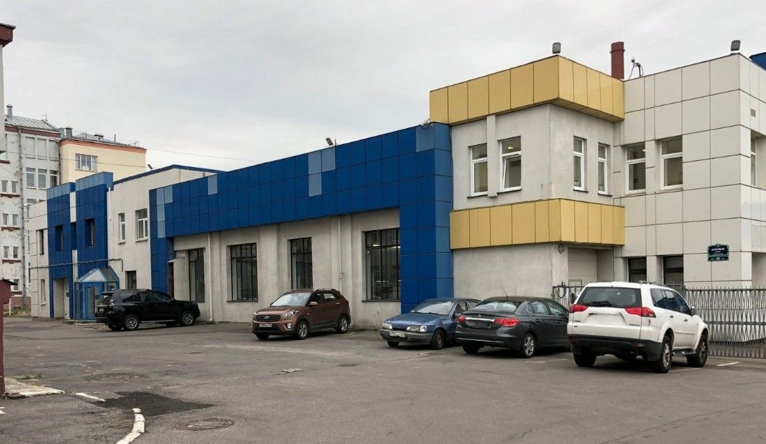 фасад дома, здание по адресу г Санкт-Петербург, ул Боровая, д 55 к 2