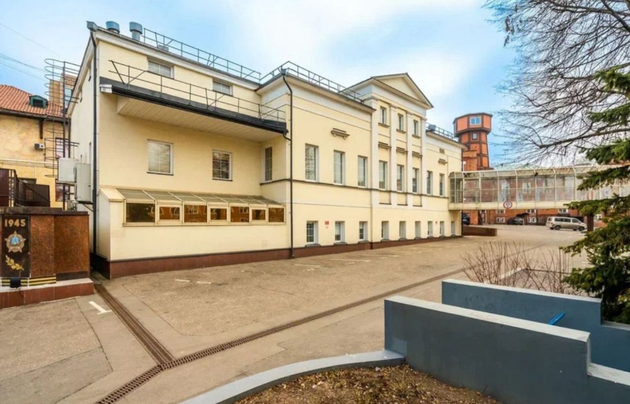 фасад дома, здание по адресу г Москва, Большой Саввинский пер, д 12 стр 4
