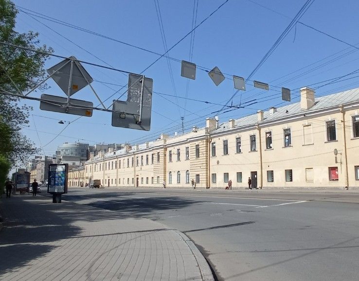 фасад дома, здание по адресу г Санкт-Петербург, Загородный пр-кт, д 35