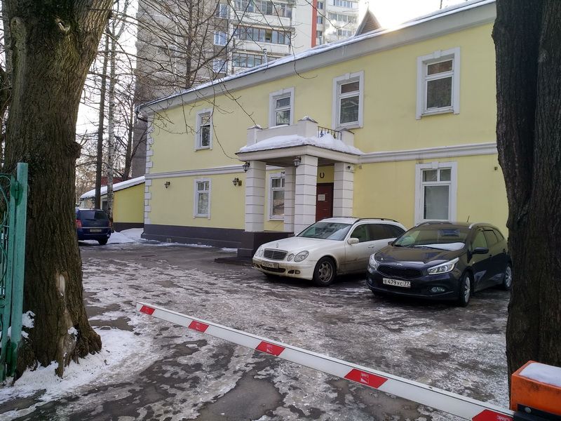 фасад дома, здание по адресу г Москва, ул Скаковая, д 34А
