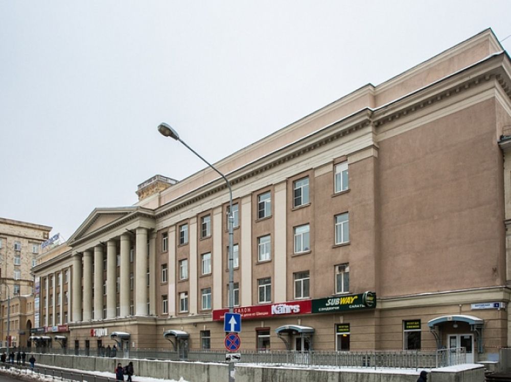 фасад дома, здание по адресу г Москва, Ленинградский пр-кт, д 80 к 17 