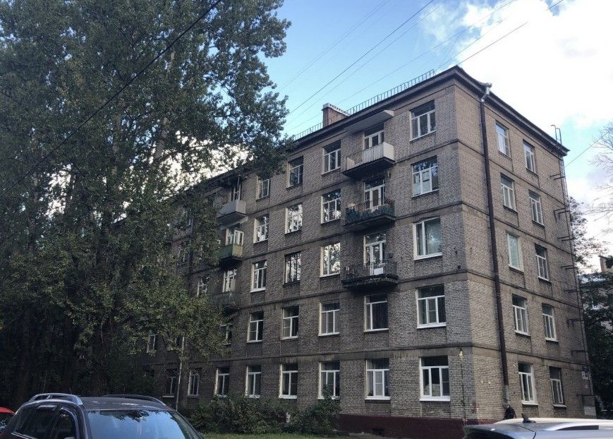 фасад дома, здание по адресу г Санкт-Петербург, Московское шоссе, д 16 к 2 