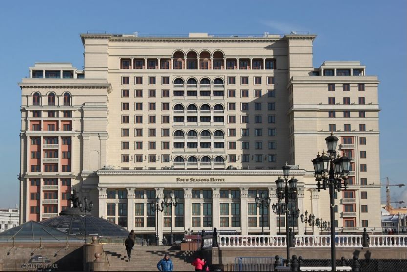 фасад дома, здание по адресу г Москва, ул Охотный Ряд, д 2