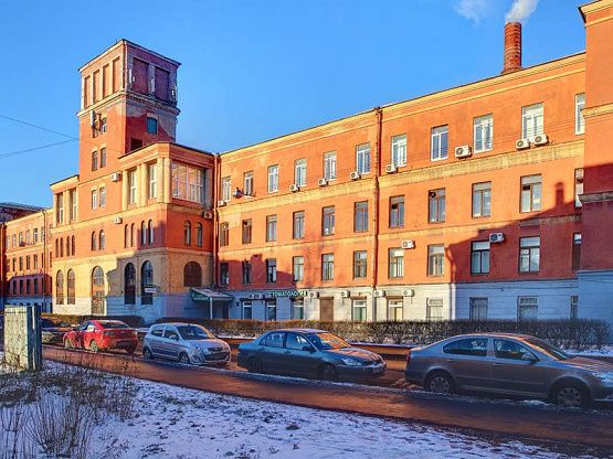 фасад дома, здание по адресу г Санкт-Петербург, ул Промышленная, д 5
