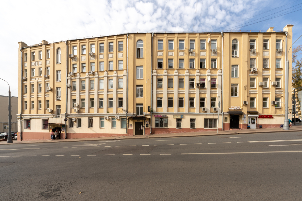 фасад дома, здание по адресу г Москва, ул Народная, д 8