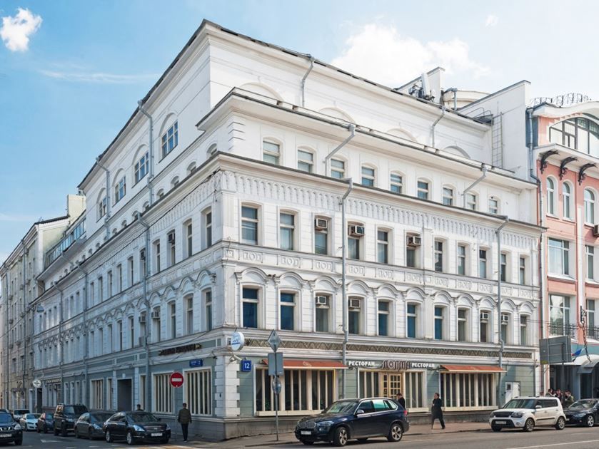 фасад дома, здание по адресу г Москва, ул Сретенка, д 12 