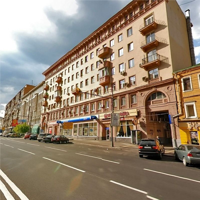 фасад дома, здание по адресу г Москва, ул Красная Пресня, д 32-34