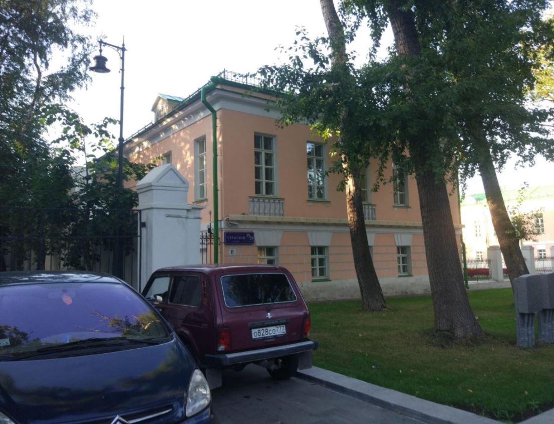 фасад дома, здание по адресу г Москва, Страстной б-р, д 13