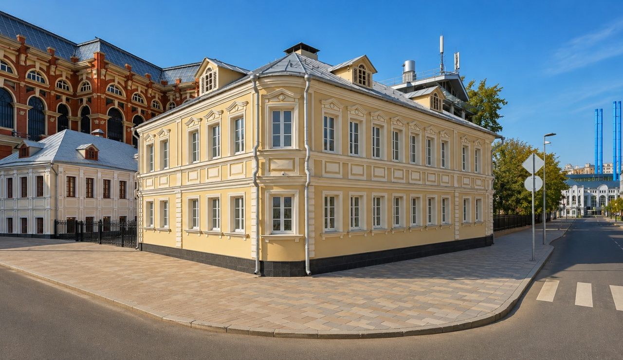 фасад дома, здание по адресу г Москва, 1-й Голутвинский пер, д 2/10 стр 2