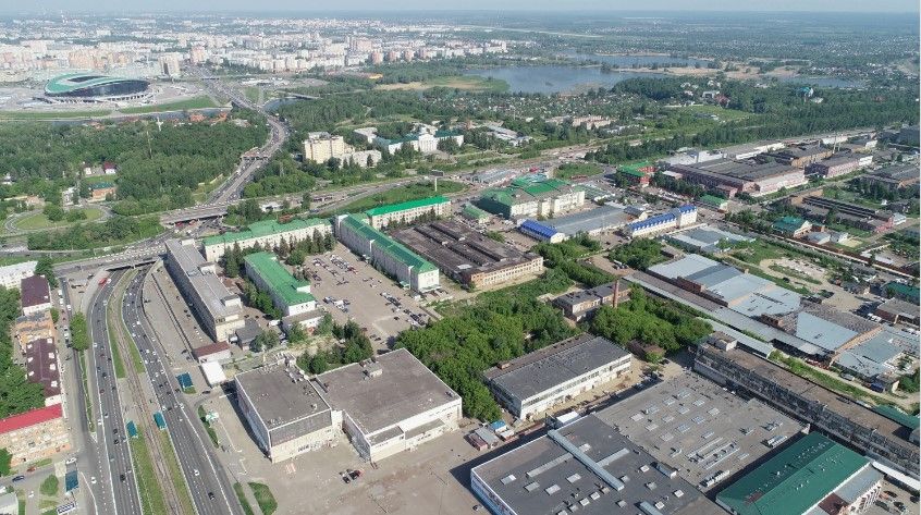 фасад дома, здание по адресу г Казань, ул Сибирский Тракт, д 34В к 4