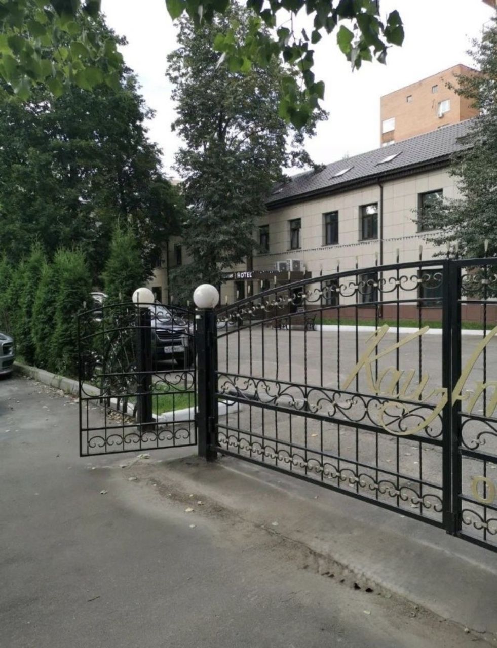 фасад дома, здание по адресу г Москва, Посланников пер, д 9 стр 5 