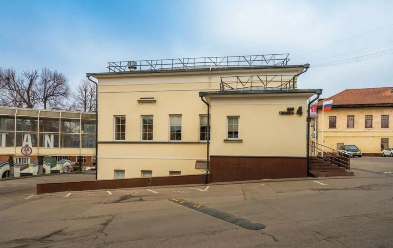 фасад дома, здание по адресу г Москва, Большой Саввинский пер, д 12 стр 4