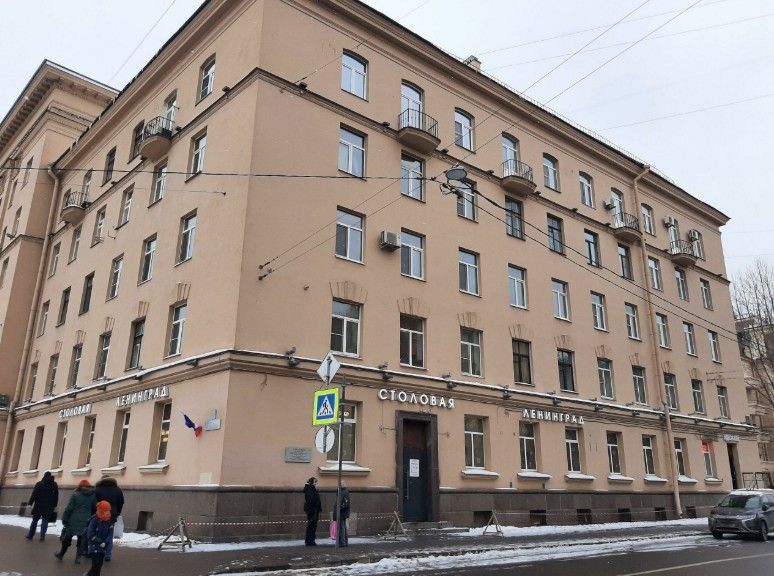 фасад дома, здание по адресу г Санкт-Петербург, пр-кт Стачек, д 16
