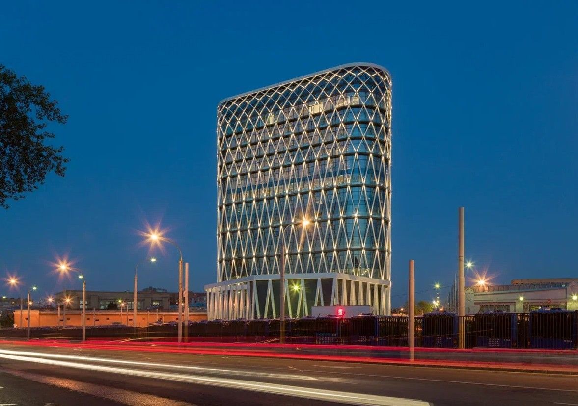 фасад дома, здание по адресу г Москва, 1-й Земельный пер, д 1
