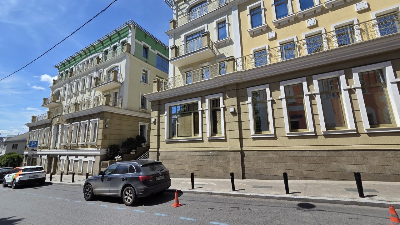 фасад дома, здание по адресу г Москва, Подкопаевский пер, д 4 