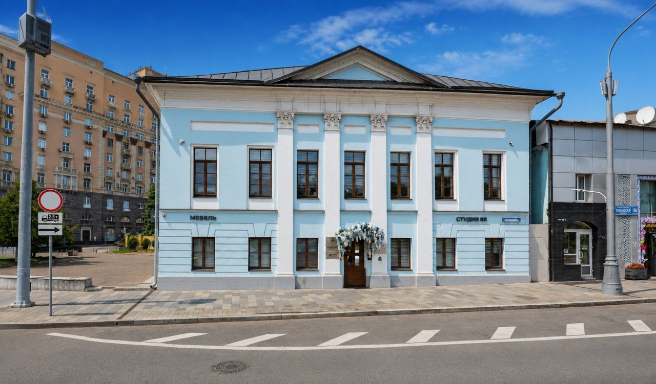 фасад дома, здание по адресу г Москва, Таганская пл, д 88 стр 1 