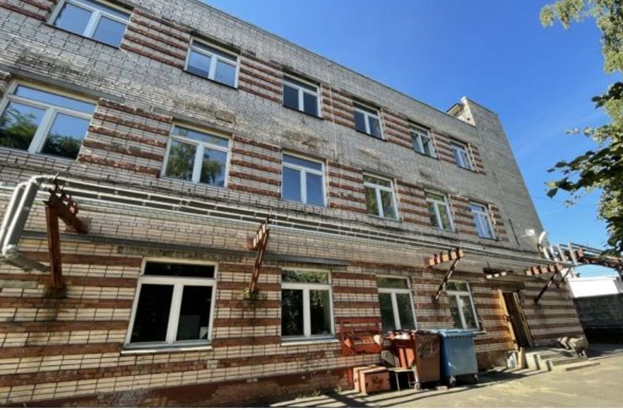 фасад дома, здание по адресу г Санкт-Петербург, наб Реки Волковки, д 17