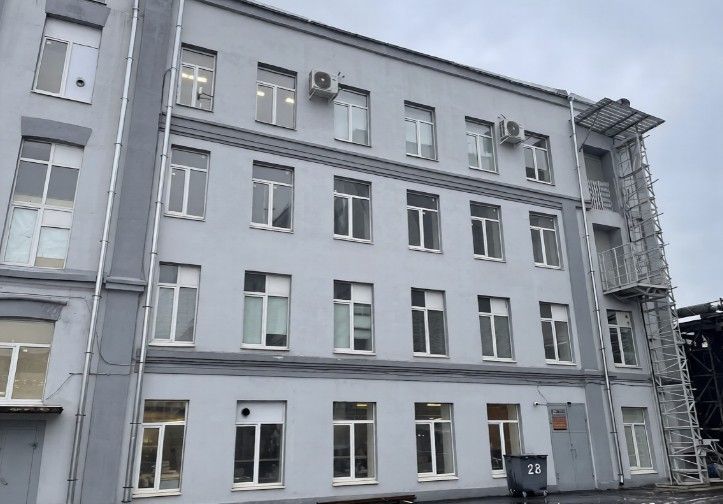 фасад дома, здание по адресу Санкт-Петербург, Петергофское ш., 73к9АБ