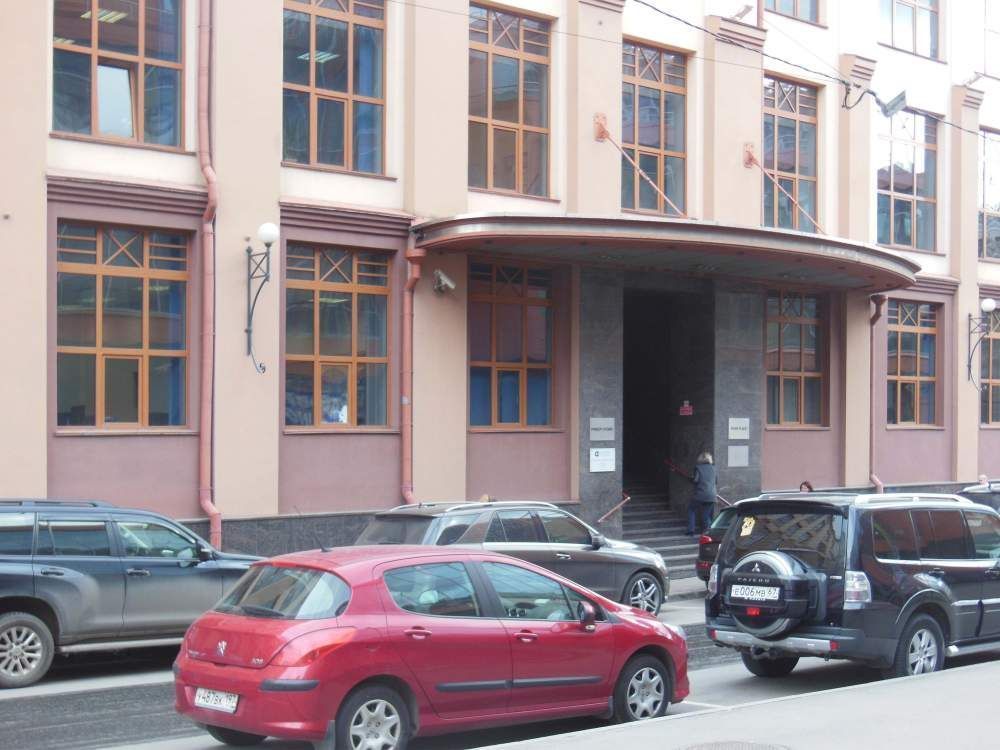 фасад дома, здание по адресу г Москва, Кожевнический проезд, д 1