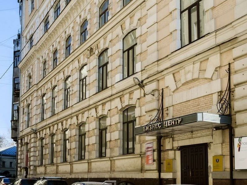фасад дома, здание по адресу г Москва, Кривоколенный пер, д 12 стр 1
