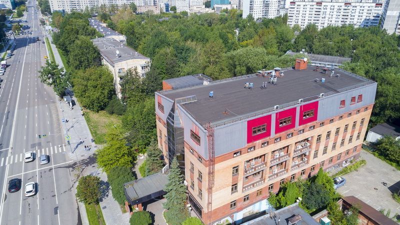 фасад дома, здание по адресу г Москва, ул Каховка, д 20А