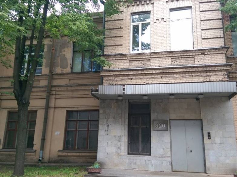 фасад дома, здание по адресу г Санкт-Петербург, ул Комсомола, д 1-3 литера АБ 
