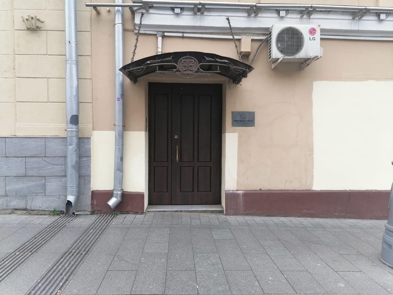 фасад дома, здание по адресу г Москва, Рождественский б-р, д 22/23 стр 1 