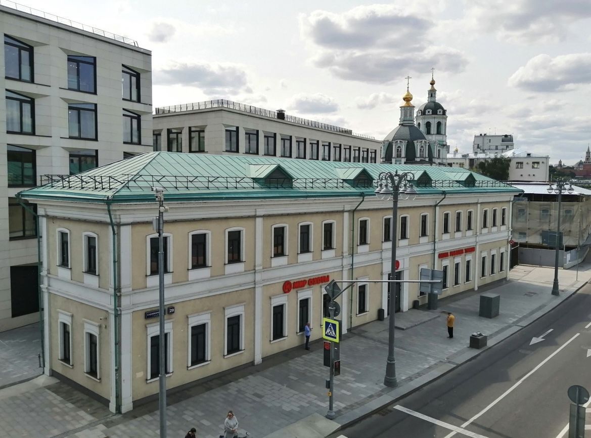 фасад дома, здание по адресу г Москва, ул Садовническая, д 29 
