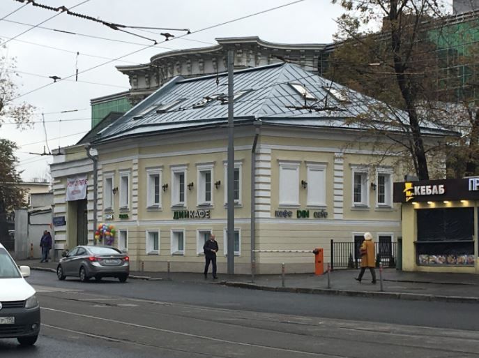 фасад дома, здание по адресу г Москва, ул Каланчевская, д 14 стр 1