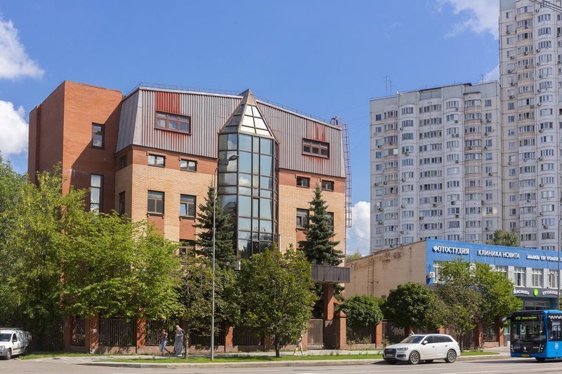 фасад дома, здание по адресу г Москва, ул Каховка, д 20А