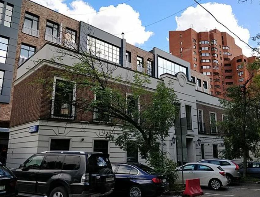 фасад дома, здание по адресу г Москва, Шмитовский проезд, д 3 стр 2