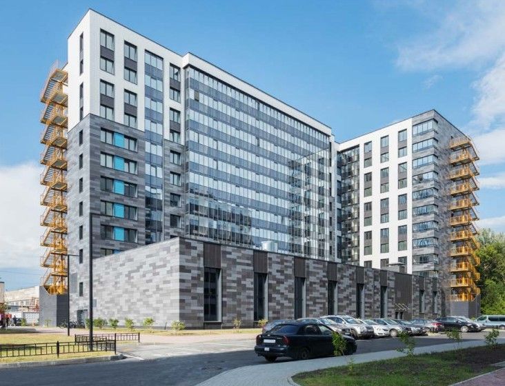 фасад дома, здание по адресу г Санкт-Петербург, Торфяная дорога, д 17 к 6 стр 1