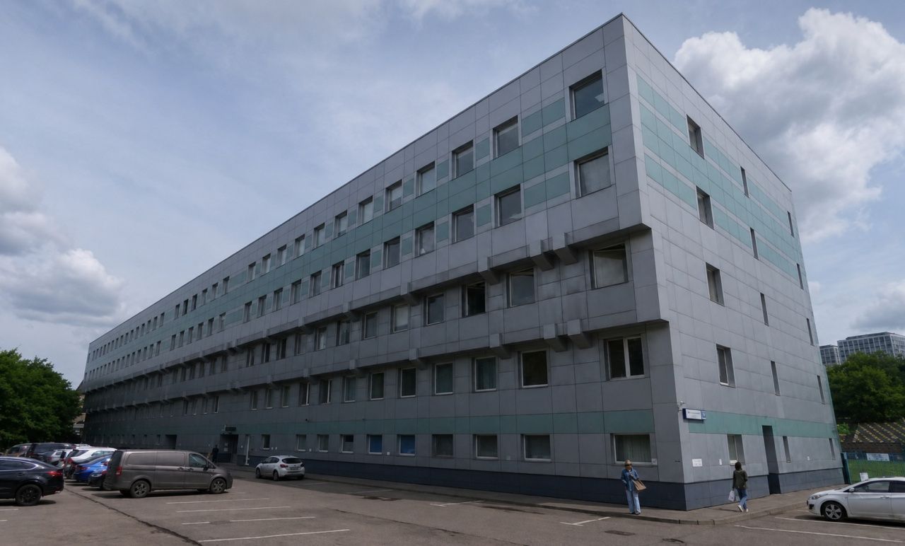 фасад дома, здание по адресу г Москва, Варшавское шоссе, д 14 стр 14