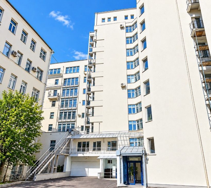 фасад дома, здание по адресу г Москва, Хлебный пер, д 19А 