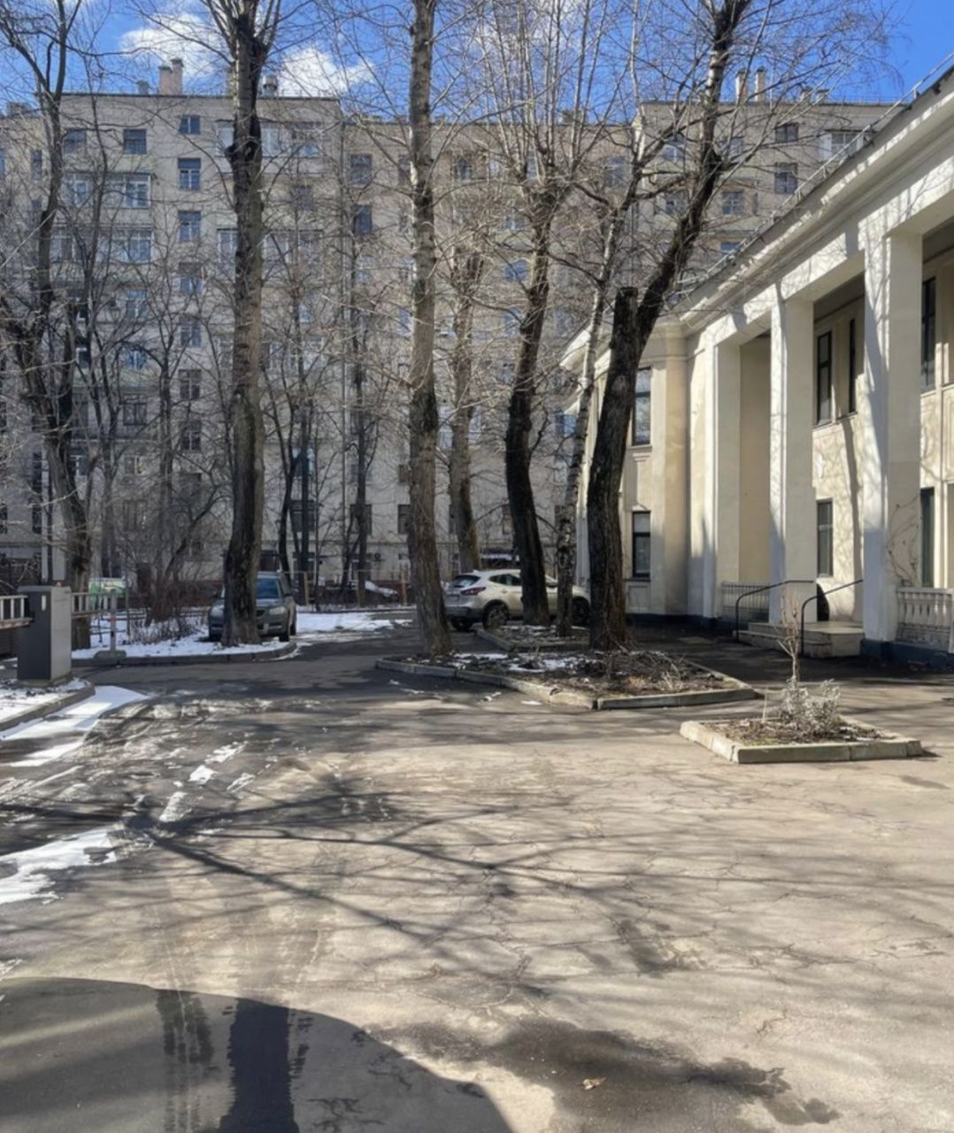 фасад дома, здание по адресу г Москва, ул Студенческая, д 42А 