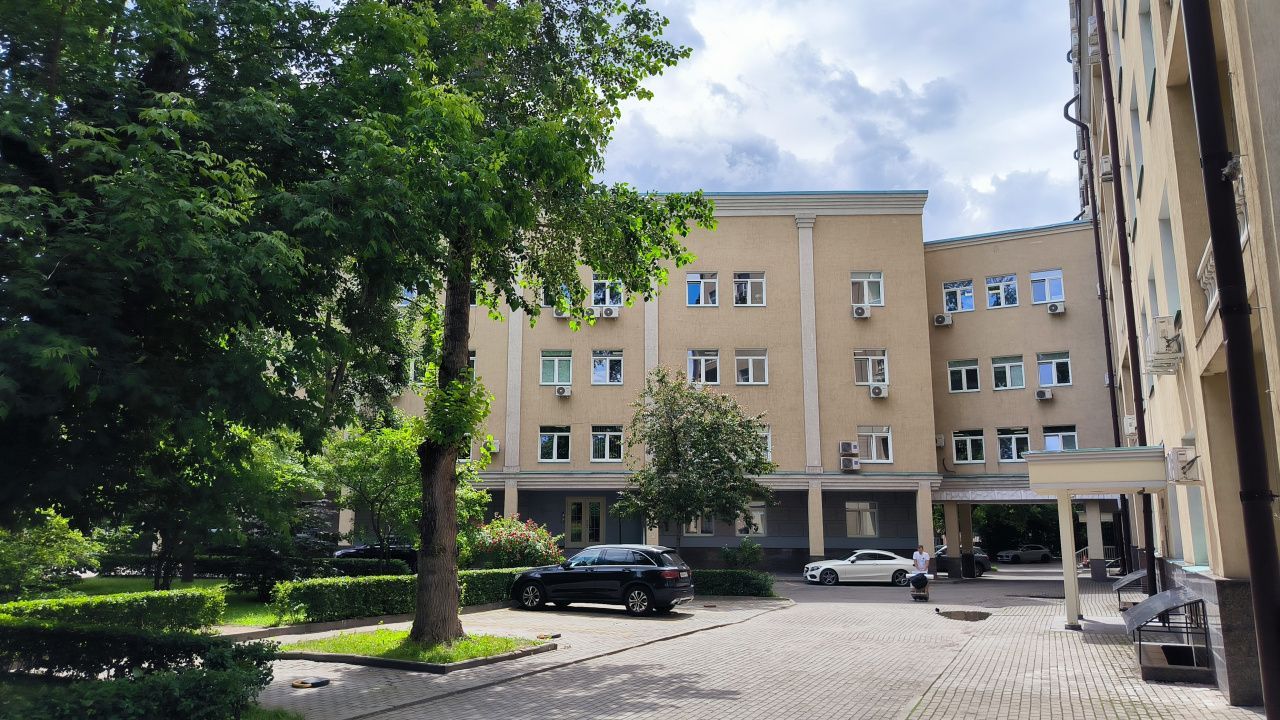 фасад дома, здание по адресу г Москва, пер Красина, д 16 стр 2