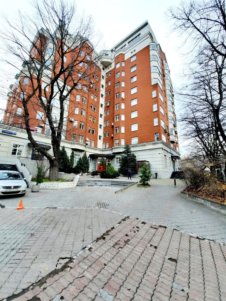 фасад дома, здание по адресу г Москва, 1-й Спасоналивковский пер, д 20