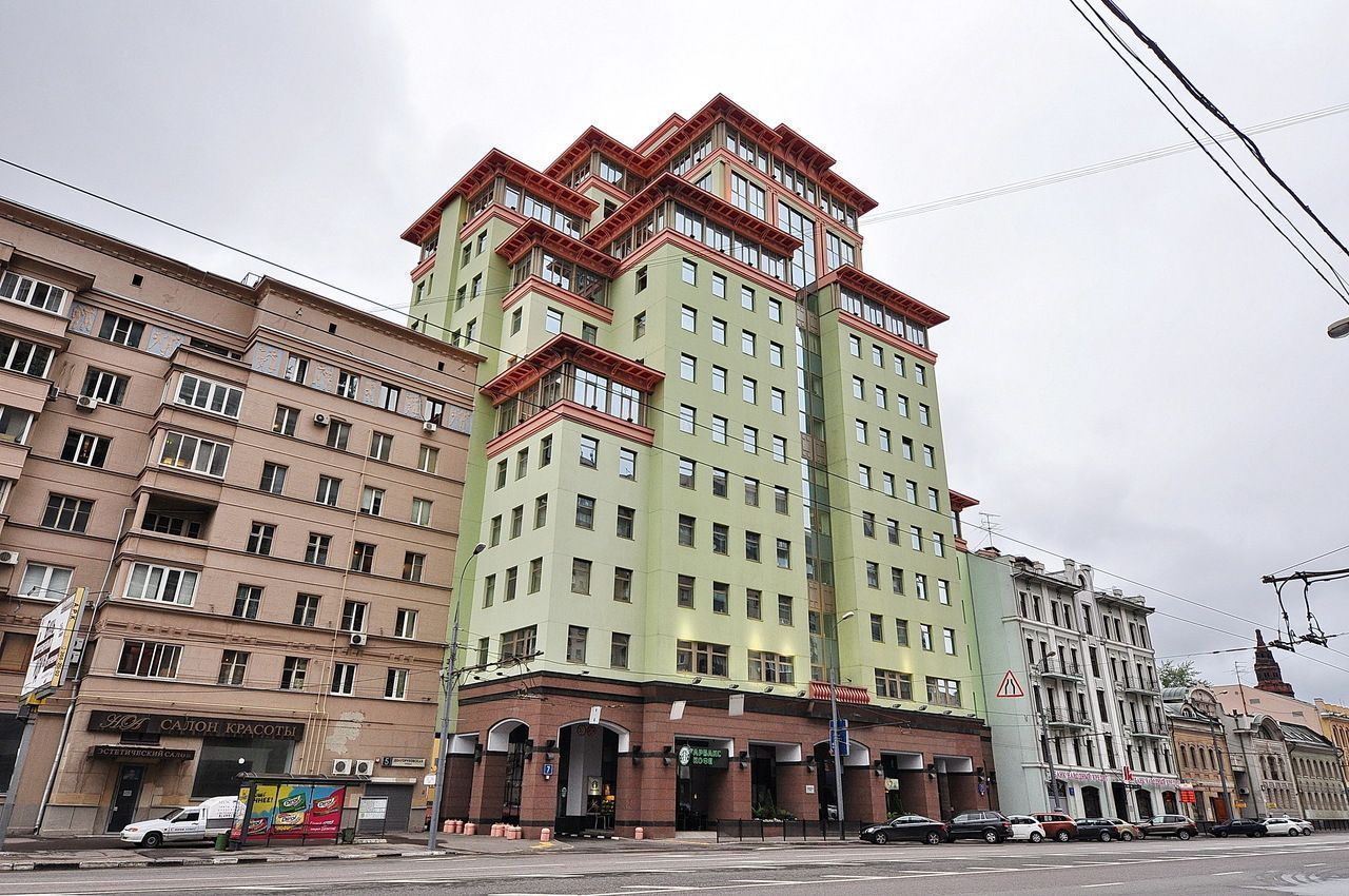фасад дома, здание по адресу г Москва, ул Долгоруковская, д 7 