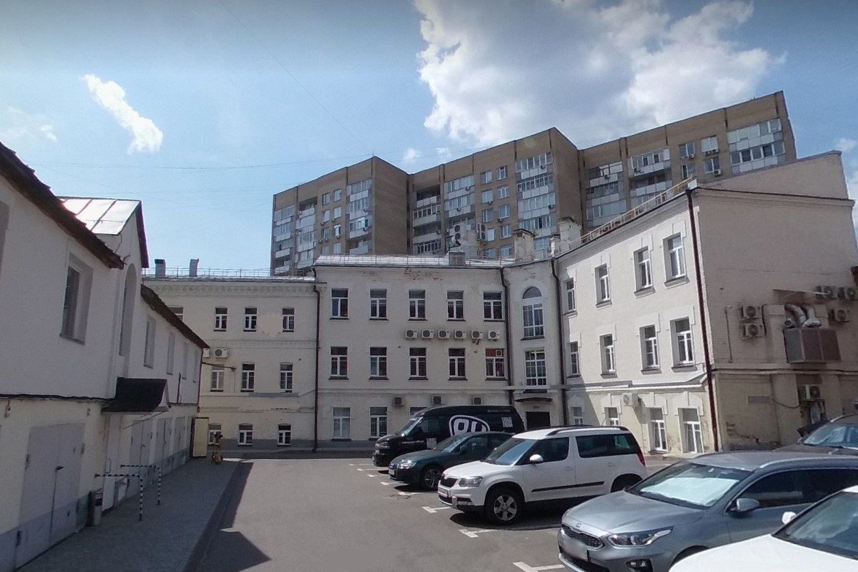 фасад дома, здание по адресу г Москва, ул Льва Толстого, д 14