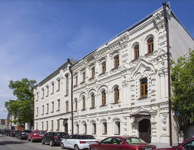 фасад дома, здание по адресу г Москва, ул Льва Толстого, д 14