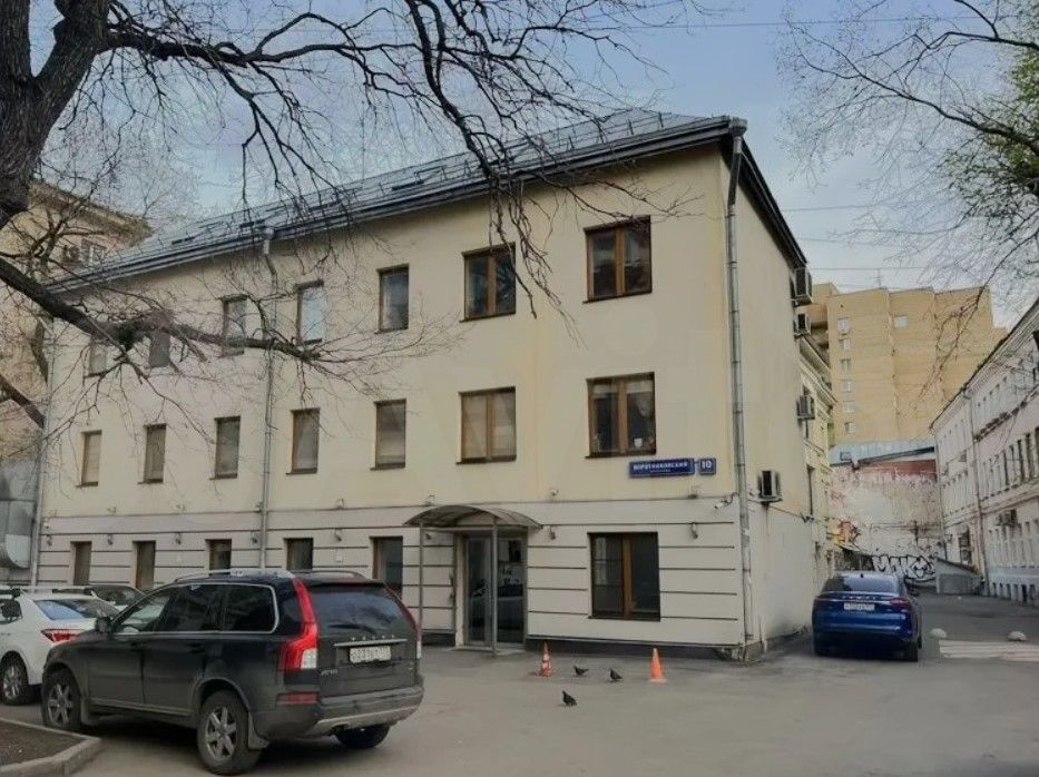 фасад дома, здание по адресу г Москва, Воротниковский пер, д 10 стр 4