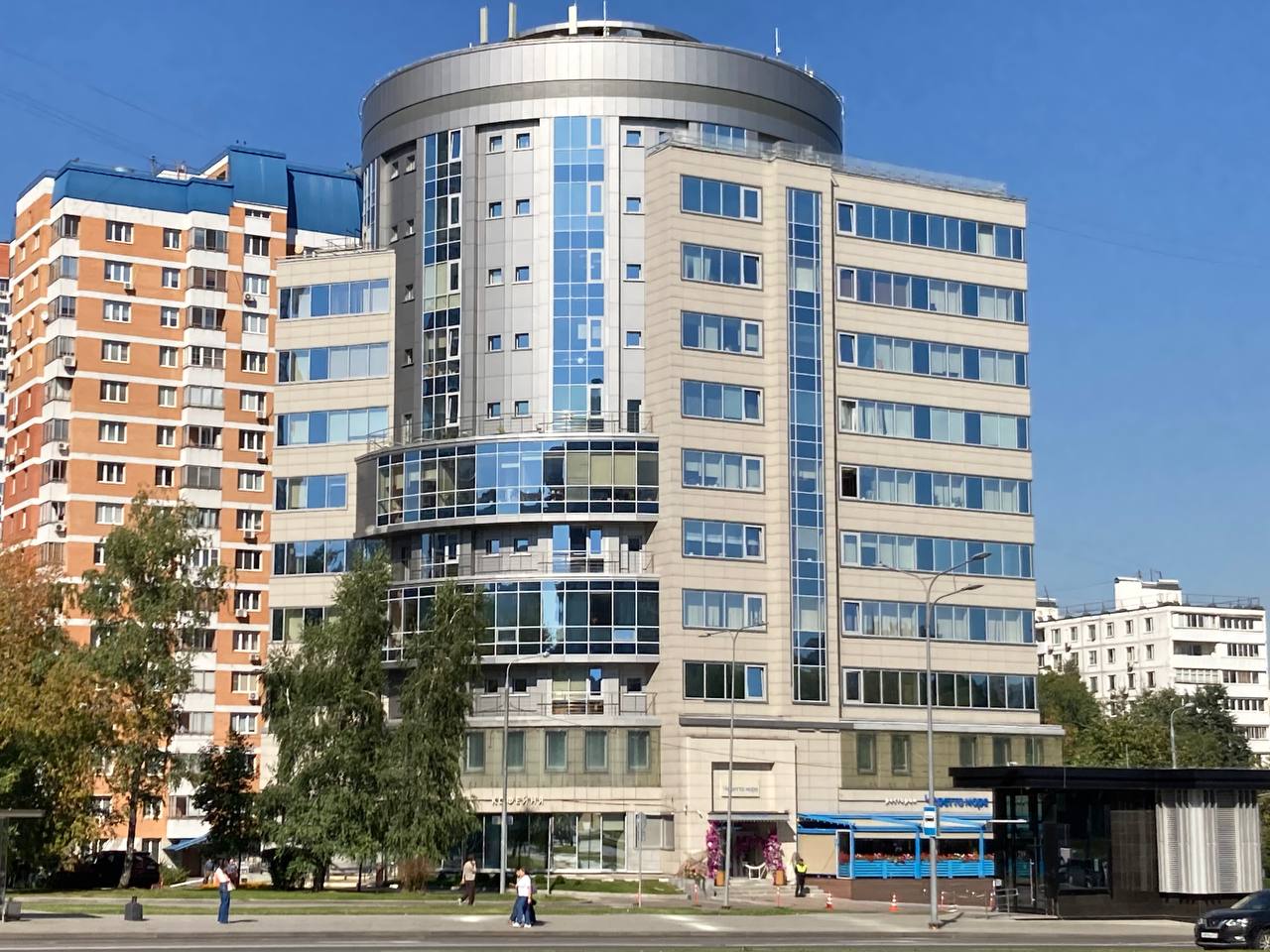 фасад дома, здание по адресу г Москва, ул Удальцова, д 1А 